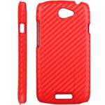 HTC ONE S Carbon cover (R�d)